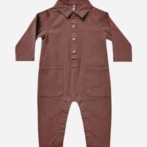 Rylee + Cru Jumpsuit in Mahogany size 6-12M